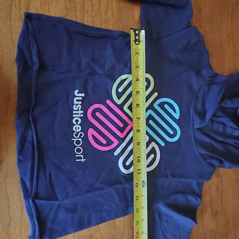 Justice light weight hoodie Size 6/7